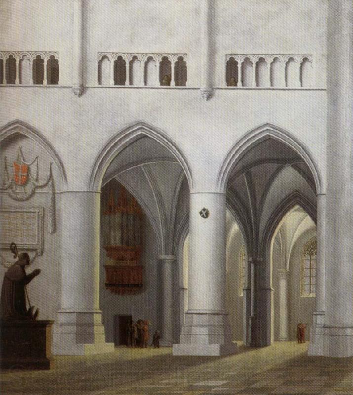 Pieter Jansz Saenredam Interior of the Church of Saint Bavo in Haarlem France oil painting art